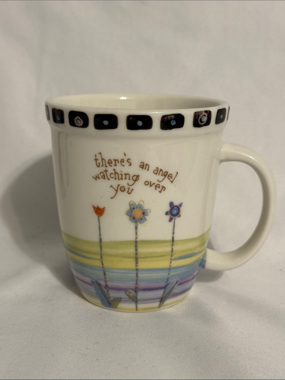 Natural Life Floral “There’s an angel watching over you” Ceramic Mug